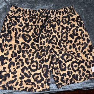 Leopard Print Men's Shorts